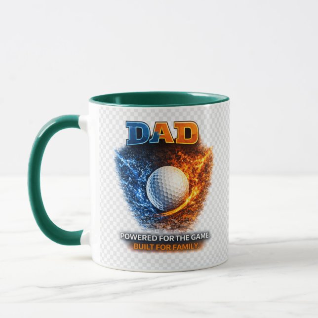 Caneca com Logotipo Golf Dad Shield – Cobrado pelo (Esquerda)
