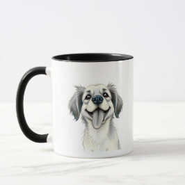 Caneca com Nome de Animal de Estimação com Tipogra
