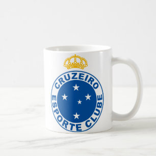 Caneca com o escudo do Cruzeiro