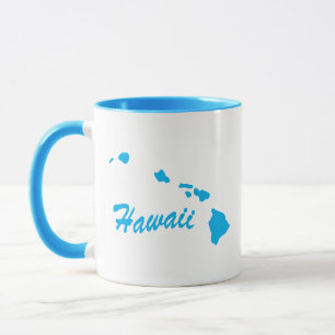 Caneca Com o Formato do Estado do Havaí