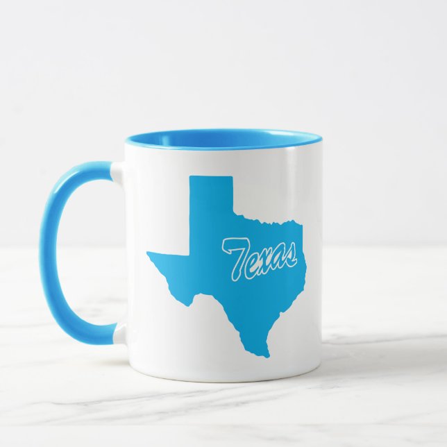 Caneca Com O Formato Do Estado Do Texas (Esquerda)
