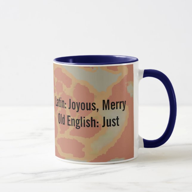 Caneca com o Significado e Origem do Nome Jocelyn (Direita)