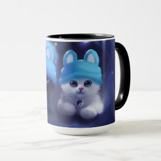 caneca com os dois gatos nela