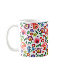 caneca com os povos poloneses do teste padrão