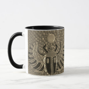 Caneca com padrão de azulejo Escaravelho Alado 2