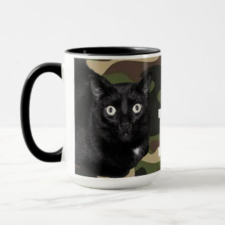 Caneca com Padrão de Camuflagem do Exército de Óri