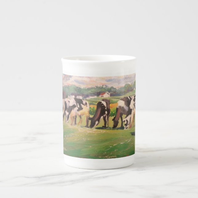 Caneca com pastagem de vacas (Frente)
