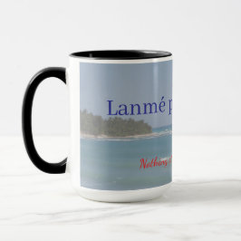 Caneca com Provérbio Haitiano – Lanmè Pa Kenbe Kra