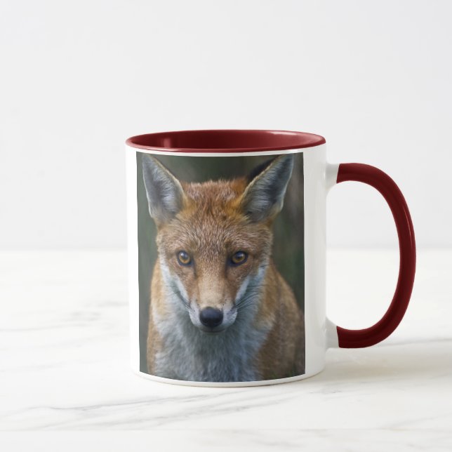 Caneca com Retrato da Raposa Vermelha (Direita)