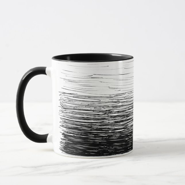 caneca com riscos graduais (Esquerda)