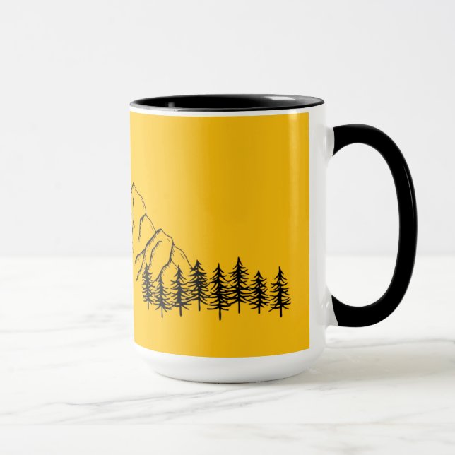 Caneca Com Tema da Natureza (Direita)