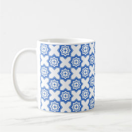 Caneca com teste padrão português dos azulejos -