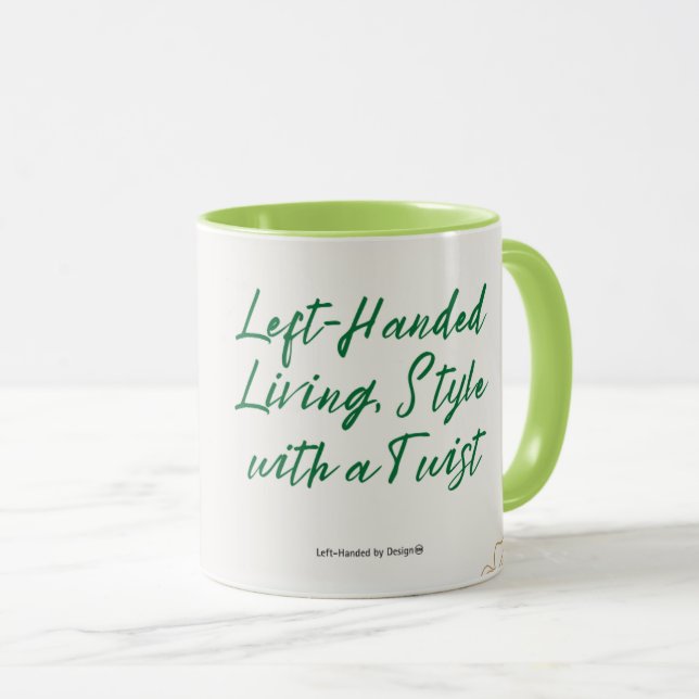 Caneca com uma Torção (Frente Esquerda)