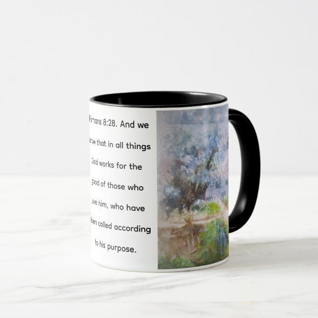 Caneca com Versículo Bíblico (Frente Esquerda)