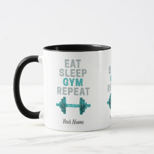 Caneca Coma A Coluna De Sono Giro Repetir A Vintagem Da G