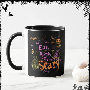 Caneca Coma, Beba e Seja Assustador ExDesigner Hallow