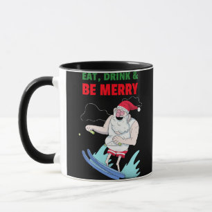 Caneca Coma, Beba & Se Divirta Natal