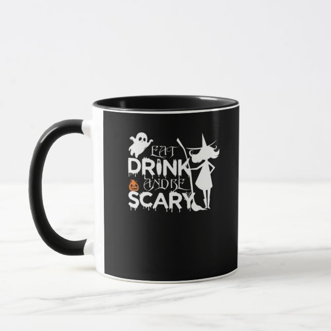 Caneca Coma Bebida E Seja Engraçado (Esquerda)