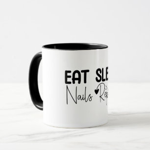 Caneca Coma Dormir Unhas Repita, Técnica de Unhas