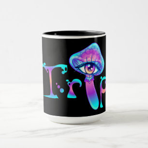 Caneca Coma-me Cogumelo e Viagem