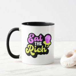 Caneca Coma o Pop de anéis de diamantes dos ricos 90