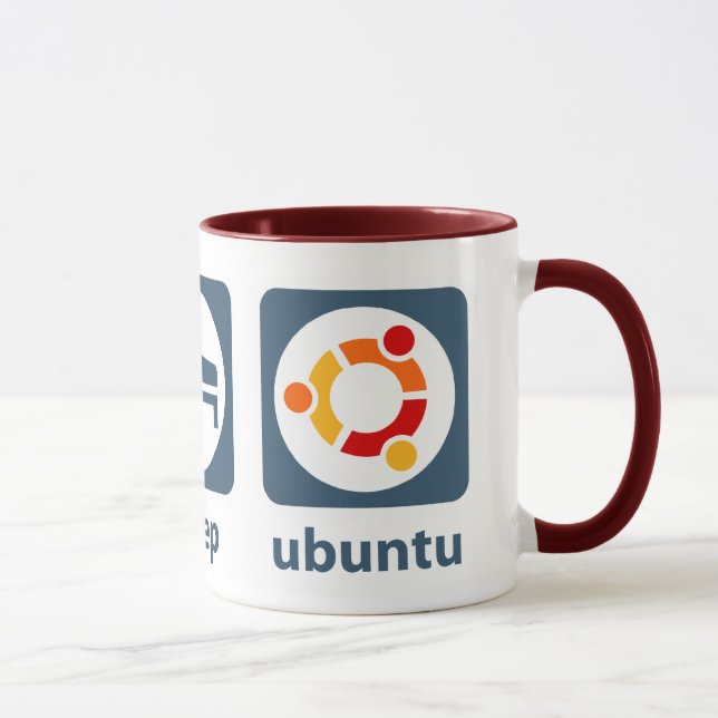 Caneca Coma o sono Ubuntu (Direita)
