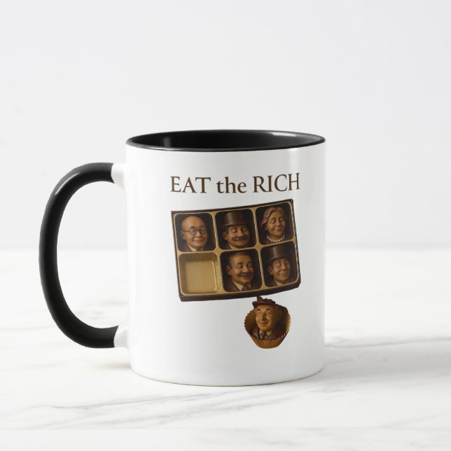 Caneca Coma os Ricos Clássico (Esquerda)