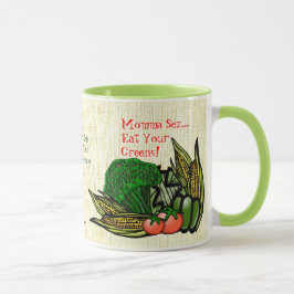 Caneca Coma Seus Verdes! (Mug Personalizado)