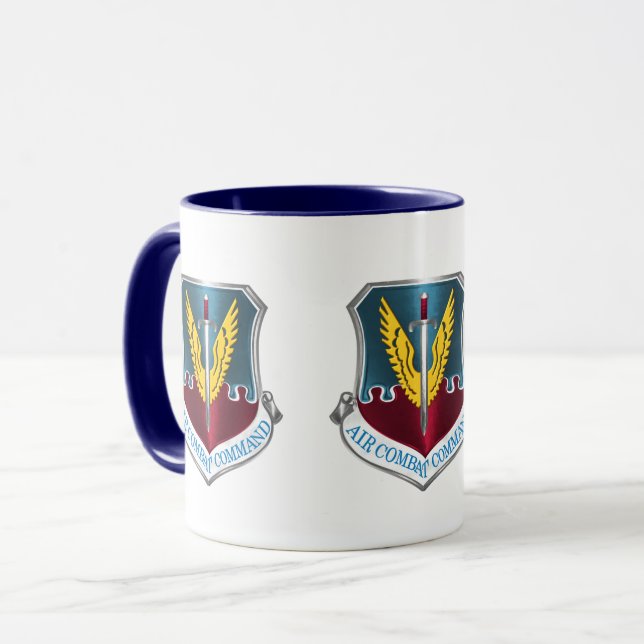 Caneca Comando de Combate Aéreo Força Aérea (Frente Esquerda)