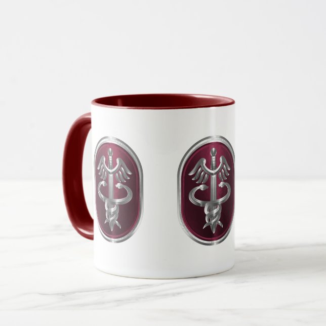 Caneca Comando Médico do Exército MEDCOM  (Frente Esquerda)