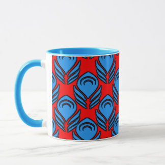 Caneca Combinação Colorida de Arte Digital 3D