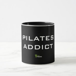 Caneca Combinação de 11 oz preto Viciado em pilates