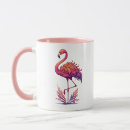 Caneca Combinação de amantes Flamingo
