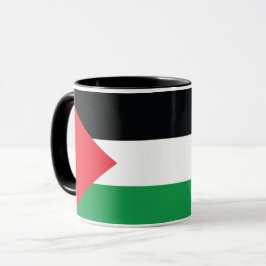 Caneca Combinação De Bandeira Da Palestina