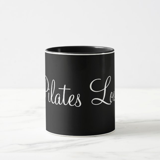 Caneca Combinação de preto 11 oz | Pilatos Lover 4 (Centro)