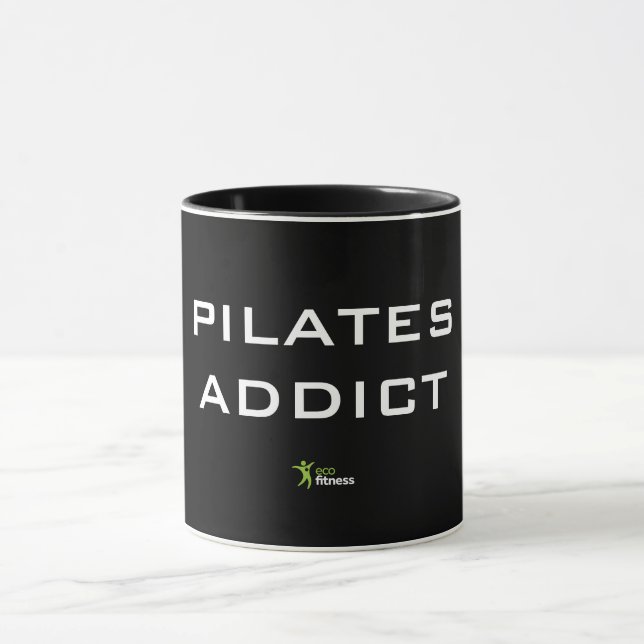 Caneca Combinação de preto 11 oz | Viciado em Pilatos (Centro)