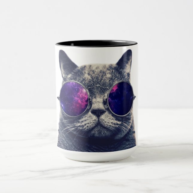 Caneca Combinação de preto 15 oz (Centro)