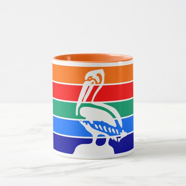 Caneca Combinação Patriótica com bandeira de Ruas. Peters (Centro)