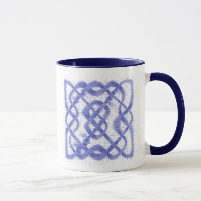 CANECA COMBINADA VIOLET CELTIC KNOT Azul Marinho (Direita)