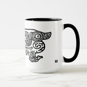 Caneca combinado do dragão 15oz da Cidade Proibid