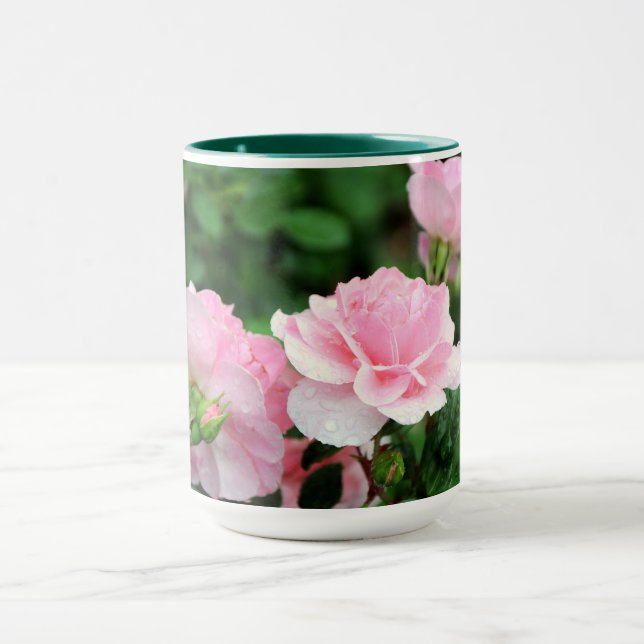 Caneca combinado feita sob encomenda dos rosas (Centro)