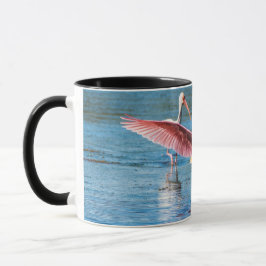 Caneca Combo 11 oz Colher-de-bico Rosada Preta