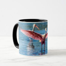 Caneca Combo 11 oz Colher-de-bico Rosada Preta
