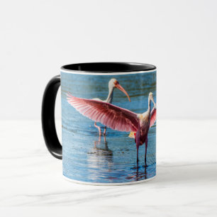 Caneca Combo 11 oz Colher-de-bico Rosada Preta