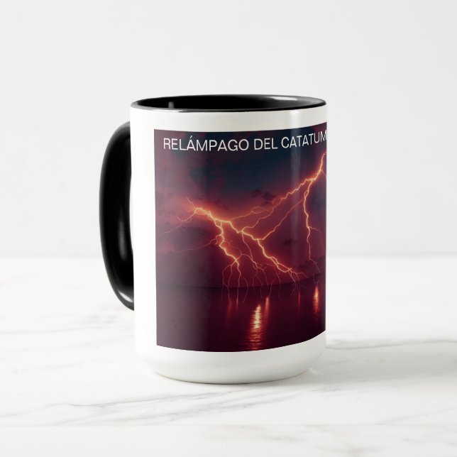 Caneca Combo 1 de Relámpago del Catatumbo. (Frente Esquerda)
