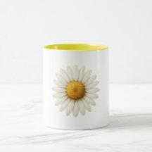 Caneca Combo Amarela - Flor de Margarida