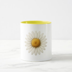 Caneca Combo Amarela - Flor de Margarida