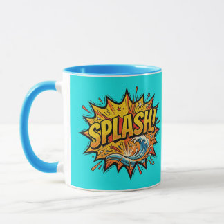 Caneca Combo Azul Claro de História em Quadrinhos
