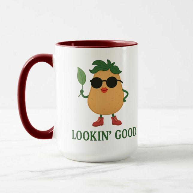 Caneca Combo Batata Fofa Engraçada (Esquerda)