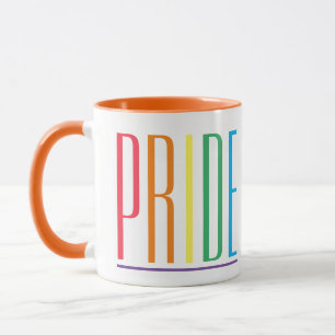 Caneca Combo Branco Laranja PRIDE